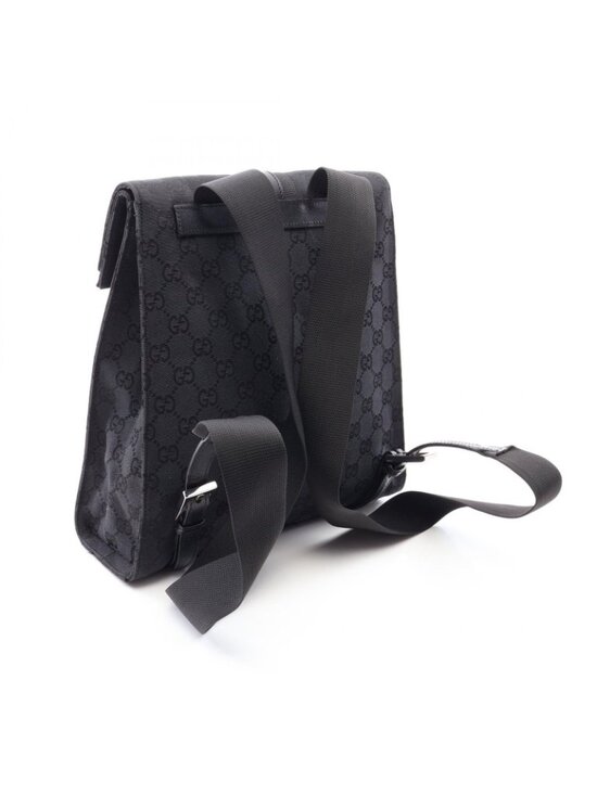 Gucci Backpack GG Canvas 003 Black Jackie main image 9
